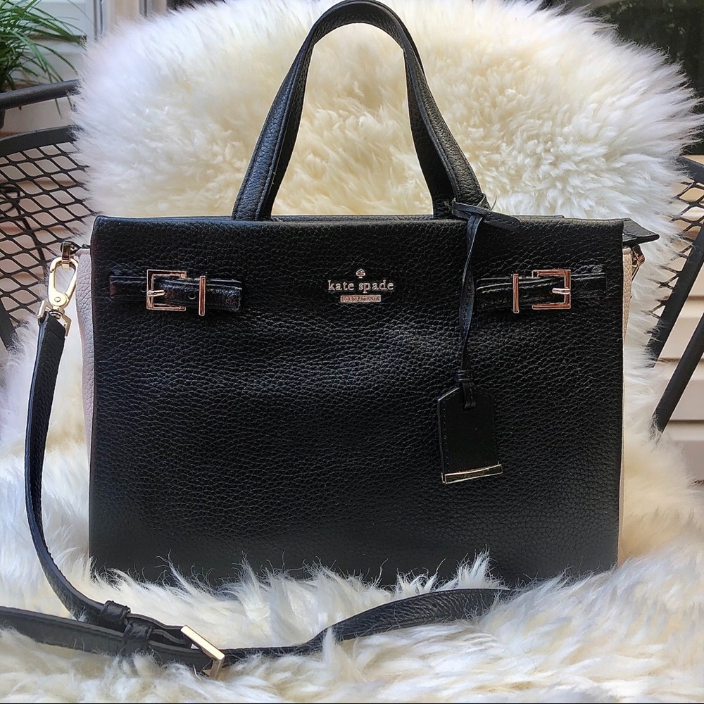 Kate Spade Black and Tan Tote Purse